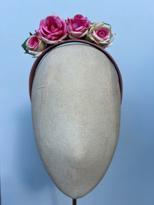 Simple rose flower crown
