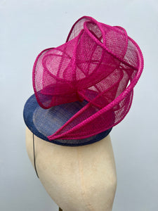 Signature Sculpture Navy/ Fuchsia