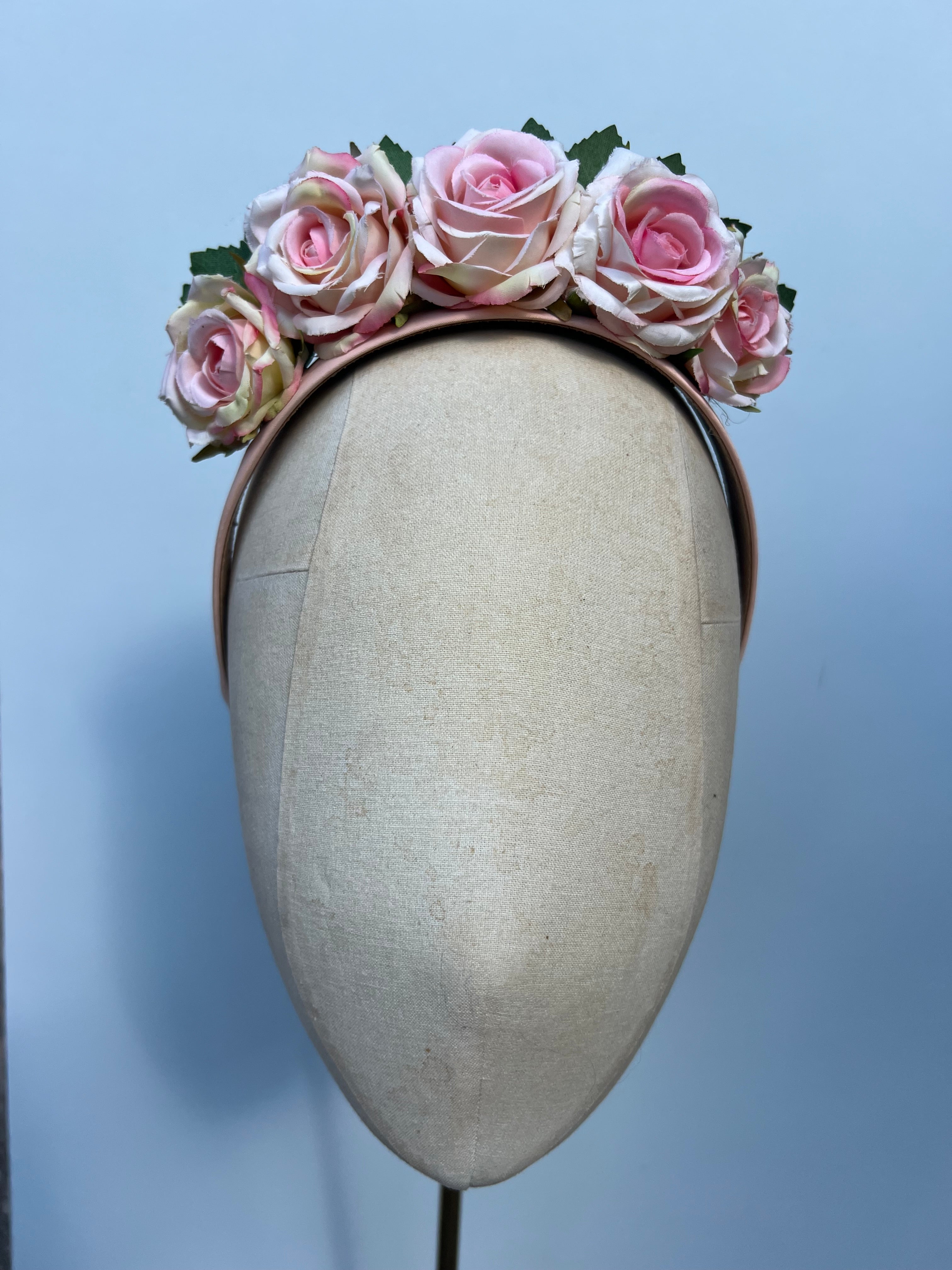 Pink Rose Flower Crown